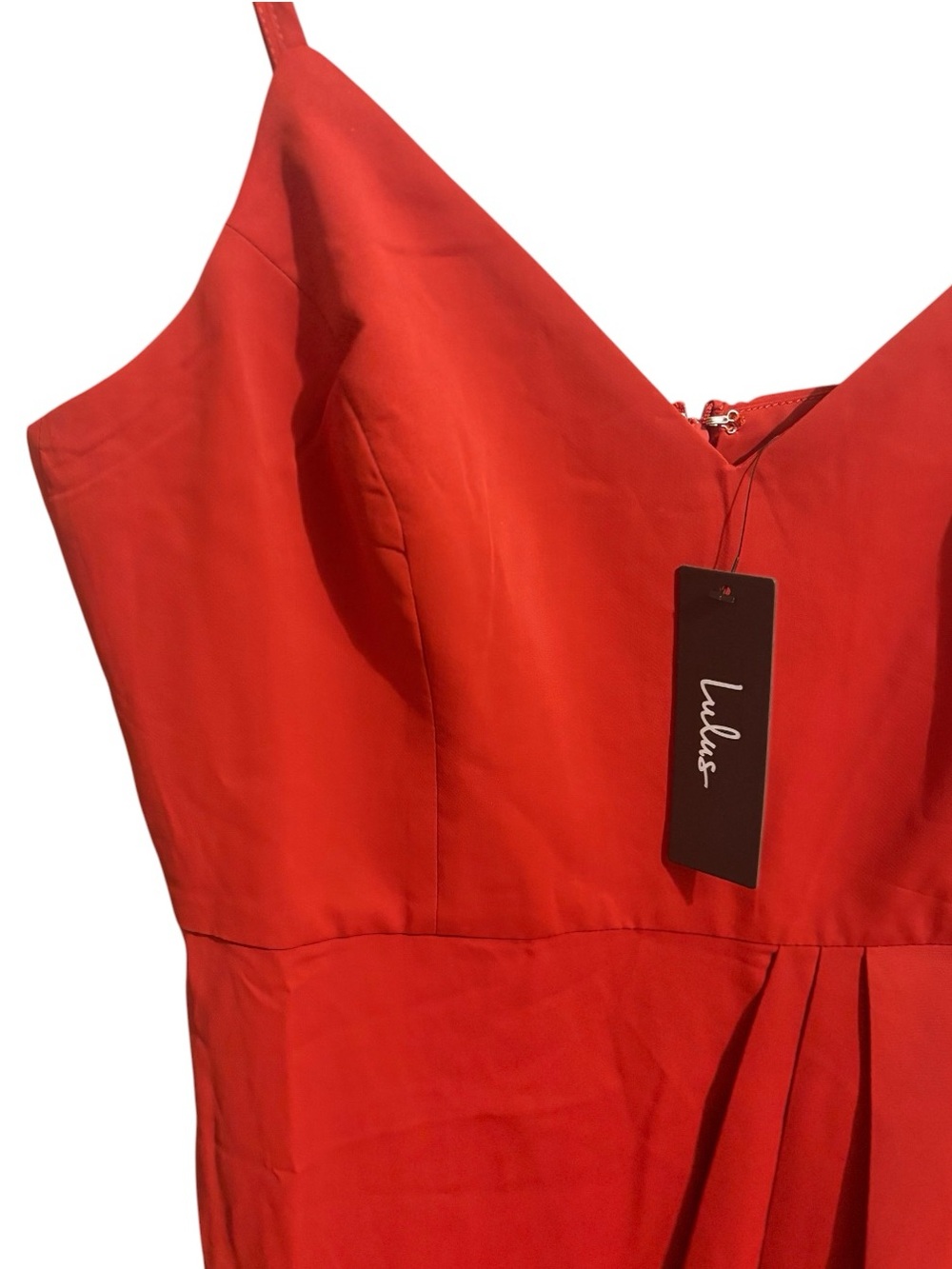Lulus Red/Orange Dress - Picture 3 of 7